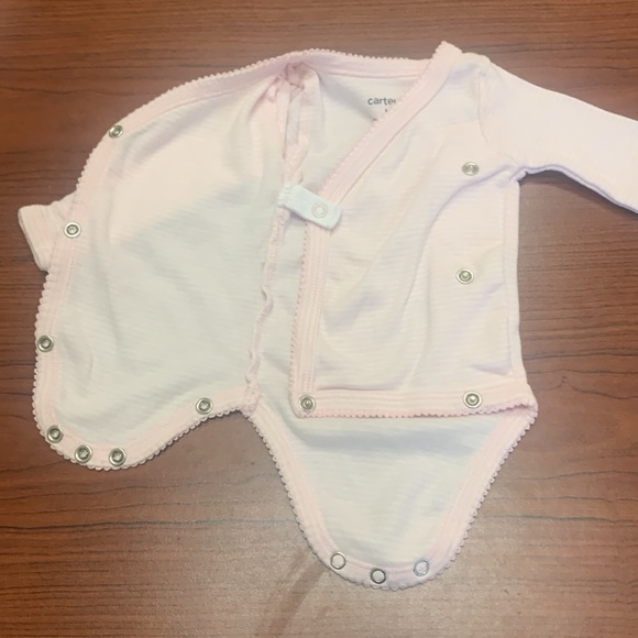Carter’s long sleeve tee onesie bundle (2) - Picture 7 of 15